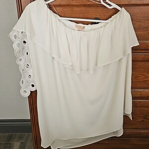 Gibson Latimer one shoulder blouse